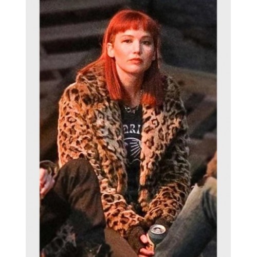 Don’t Look Up Kate Dibiasky Leopard Jacket